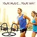 Wireless Headphones, Bluetooth Headphones, IPX7, Sweatproof, Waterproof Earbuds, Noise Canceling, Stereo Earbuds, W/Mic, Secures over the ear for, running, Gym, workout, up to 8 Hour Batterythumb 2