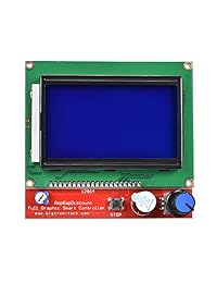 KINGPRINT 12864   Placa de control de pantalla LCD con adaptador y cable para impresoras 3D Ramps 1.4 RepRap 3D Printer Mendel Prusa Arduino
