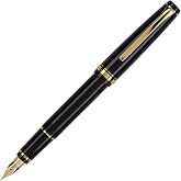 PILOT Namiki Falcon Collection Fountain Pen, Black Barrel with Gold Accents, Soft Fine Nib (60152)