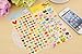4 Sheets Cute Lovely 3D DIY Decorative Puffy Adhesive Sticker Tape / Kids Craft Scrapbooking Sticker Set for Diary, Album