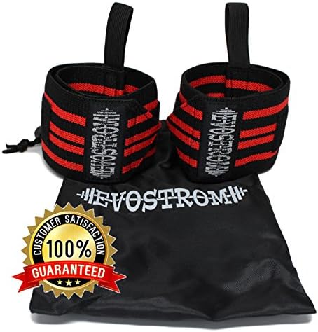 EVOSTROM Wrist Wraps for Weight Lifting or Strength Training.