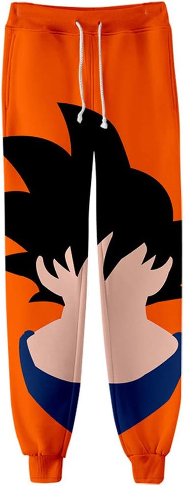 Fbestfan Men/Women 3D Joggers Pants Trousers Sport Track Sweatpants Baggy Dragon Ball Z Goku Super Saiyan