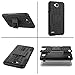 Yiakeng LG X Charge Case,LG Fiesta LTE Case,LG X Power 2 Case, Shock Absorbing Dual Layer Protective Fit Armor Phone Cases Cover Shell for LG Fiesta LTE,X Power 2 (Black)