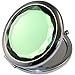 KOLIGHT®Double Sides (One is Normal,Another is Magnifying) Portable Foldable Pocket Metal Makeup Compact Mirror Woman Cosmetic Mirror (Green)