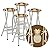 Best of Times Indoor/Outdoor Barstools - Set of 4