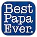 Best Papa Ever T-Shirt XL Royal