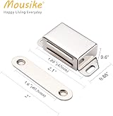 Mousike 15KG Stainless Steel Magnetic Door Catch Cabinet Cupboard Wardrobe view 3