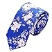 AUSKY 4 Packs Skinny Neckties for Men Boys, 2.35'' Wide Slim Ties in Different Textured Style Mixed set