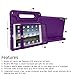 HDE Case for iPad Air 2 - Kids Shockproof Bumper Hard Cover Handle Stand with Built in Screen Protector for Apple iPad Air 2-2014 Release 2nd Generation (Purple)