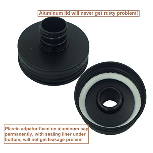 image for Think Chances Rust Resistant and Leakage Proof Matt Black Soap Dispens