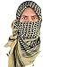 Mato & Hash Military Shemagh Tactical 100% Cotton Scarf Head Wrap - 3PK O.Drab/Blackout/T.Black CA2100