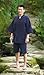 WATANOSATO Jinbei of Hemp Blend Made in Japan *Import*japanese Clothes Size Men's (LL Size, navy Blue)