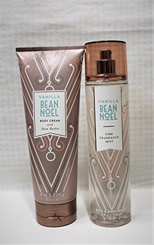 Bath & Body Works ~ Signature Collection ~ Vanilla Bean Noel ~ Winter 2017 ~ Gift Set ~ Fine Fragrance Mist & Ultra Shea Body Cream