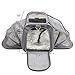 Jet Sitter Airline Approved Expandable Pet Dog Cat Carrier - Stylish Soft Sided Carriers Cats Dogs Travel Crate (Medium)
