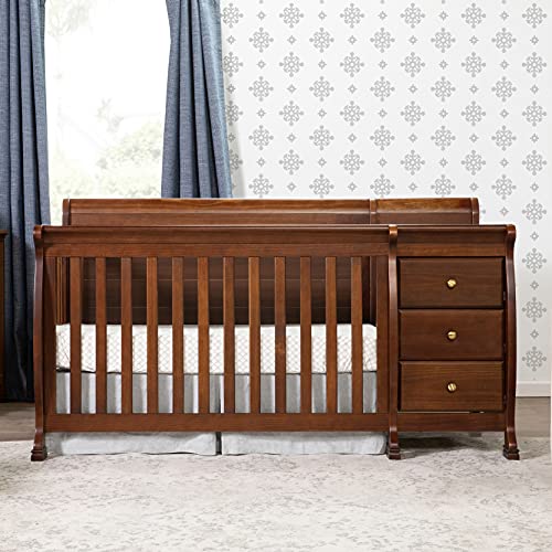 DaVinci Kalani 4in1 Convertible Crib and Changer Combo in Espresso
