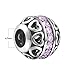 SOUFEEL 12 Months Birthstone Charms 925 Sterling Silver Charm Beads Fit Bracelet Necklace