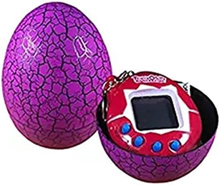 Suntree Electronic Pets Child Toy Key Digital Pets Tumbler Dinosaur Egg Virtual Pets (purple)