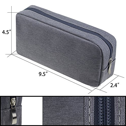 Electronic Accessories Bag,Digital Gadget Organizer Case,Nylon Travel Gear Storage Carrying Sleeve Pouch for Laptop Chargers Adapter,Bluetooth Transmitter Adaptor HDMI VGA Line Cable OTG Cord,Large - Thumbnail 6