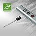 Kavalan Aluminum 2.4G Rechargeable Wireless Presenter, Remote Clicker with Red Pointer, Mac Keynote and Windows PowerPoint PPT Clicker, Office Presentation Pointer_Grey