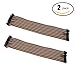 OdiySurveil 40PIN 20cm 1P-1P Male to Male Breadboard Cable Jump Wire Jumper For Arduino(Pack of 2)