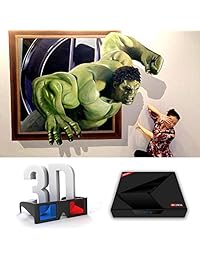 YAGALA X88 MAX Android TV Box con Android 9.0 Dual WiFi 4GB RAM 64GB ROM 64bits HDMI Tipo C Bluetooth 4.0 Ethernet Internet TV Box Support 3D 4K VP9 HDR10