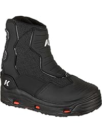 korkers Hatchback negro tamaño 7 botas de pesca con Kling on y adornado Kling on