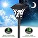 Azirier Solar Lights Outdoor Waterproof Outdoor Garden Lights, Solar Pathway Security Lights for OutdoorWall Backyard Fence Garage Garden Driveway 6 Pack