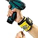 RUTULA magnetic wristband, Band tool holder with 5 magnets, 3rd helping hand, Gift for him: men, husband, father/dad, boyfriend, handyman, guys etc.