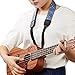 Mugig Ukulele Strap, Adjustable Soft Cotton Ukulele Strap, Neck Sling for Ukulele with Sound Hole Hook