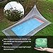 DIMPLES EXCEL Mosquito Net for Single Camping Bed - 250 Holes per Square Inch, Compact and Lightweight
