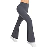 MAX TSOLMON Women's High Waisted Flare Yoga Leggings Bell Bottom Active Pants Workout Tights