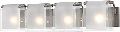 Access Lighting 53314-BS/CKF Nara 4-Light ADA Wall/Vanity Fixture ...