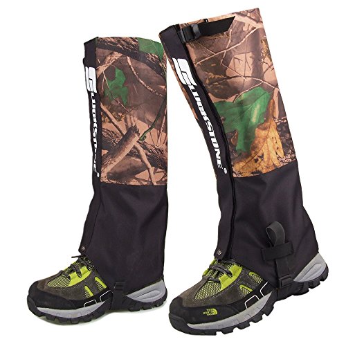 Peakit Hunting Leg Gaiters Waterproof Boot Gaiters Snow Shoe Cover for Men and Women, Camo Gaiters Against Snake Bug Mud Dirt - Thumbnail 7