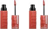 Maybelline SuperStay Vinyl Ink Lip Colour Keen 125 Pack 2 Long Wear 16h