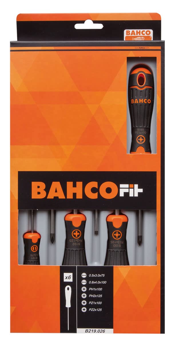 BAHCOFIT Screwdriver Set, 6 Piece
