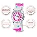 Zeiger Toddler Fashion Children Kids Watches Girls Age 5 - 7 - 10 Time Teacher, Cartoon Character 3D Butterfly Silicone Band -White