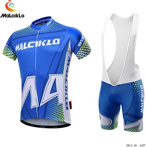 MALCIKLO Professional Quick-dry Men,Women 's Bicycle Jersey, Riding Apparel Short-sleeved Cycling Fitness Set, XL