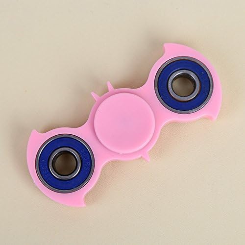 Baneethy Best Stress Reducer KillingTime Toys Batman One Hand Spinner Fidget Toy (Pink)