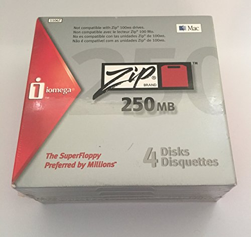 Iomega 11067 Zip 250 MB Disks Mac Formatted (4-Pack) (Discontinued by Manufacturer) - Thumbnail 2