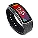Moretek Replacement Band for Samsung Gear Fit Wristband SM-R350 (Black Yun)