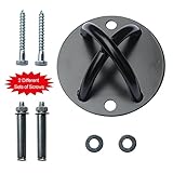 RitFit Wall/Ceiling Mount Bracket for Suspension Straps, Crossfit Olympic Rings, Body Weight Strength Training Systems, Yoga Swings Hammocks, Boxing Equipment&Battle Ropes
