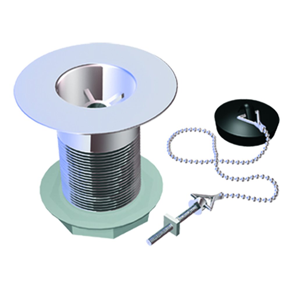 BW324 Slotted Sink Waste, Silver