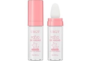 URQT Fairy Dust Highlighting Powder - Full Body Pearlescent Glitter for Face and Eyes, Sparkling Halloween Body Glitter (#01 White Moonbeam)