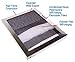 12x24x1 Electrostatic Washable Permanent A/C Furnace Air Filter - Reusable - Silver Frame - Lifetime Warranty