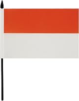 AZ FLAG Indonesia Table Flag 5x8 in Polyester with Pole & Base view 3