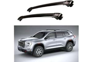 2PCS Lockable Luggage Rack Cross bar Crossbar Fit for GMC Acadia 2024 2025 Roof Rail Rack Rooftop Cargo Carrier with Lock for