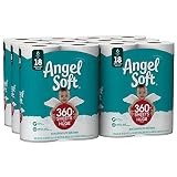 ANGEL SOFT Toilet Paper Bath Tissue, 36 Huge Rolls, 360+ 2-Ply Sheets Per Roll