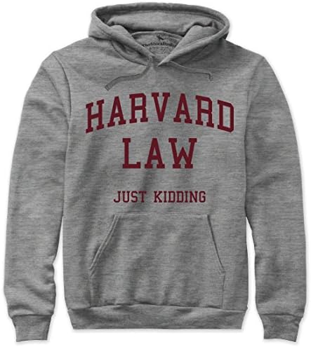 Harvard Law Just Kidding Hoodie Sweatshirt or Sweater