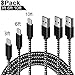USB Type C Cable,Fotbor (3-Pack 3ft 6ft 10ft) Nylon Braided USB C Cable Compatible for Galaxy S9 S8 Plus Note 9 8,Moto Z Z2,LG V30 V20 G5,Google Pixel XL,USB C Devices
