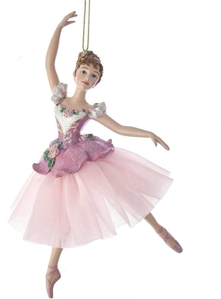 Nutcrackers - Kurt S. Adler Nutcracker Suite Waltz of Flowers Ballerina Christmas Tree Ornament C7655 New